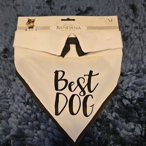 Amscan White and Black Dog Bandana Clothing Accessory